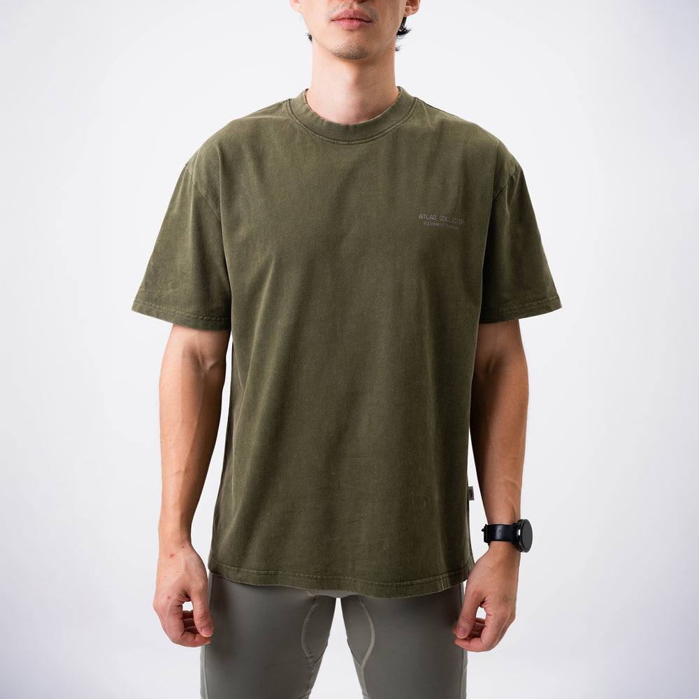 Equipment 3M Reflective Washed Tee Olive