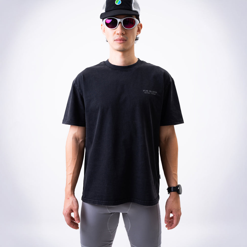 Equipment 3M Reflective Washed Tee Black
