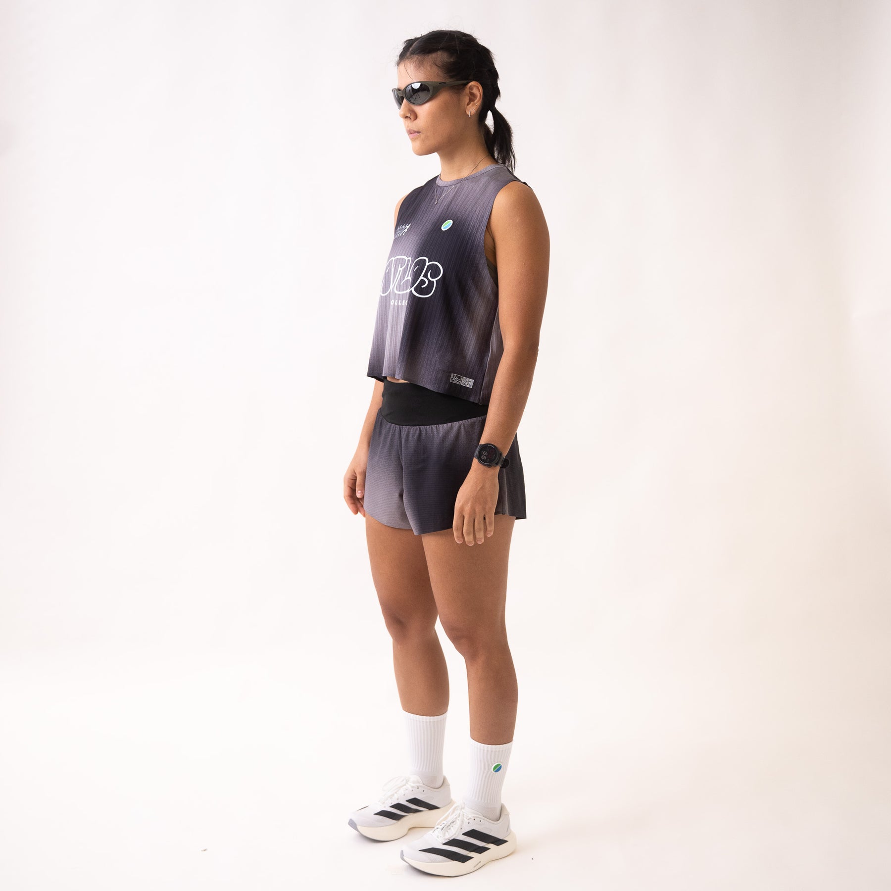 Aeria Ultra WMNS Crop Tee Gradient Black