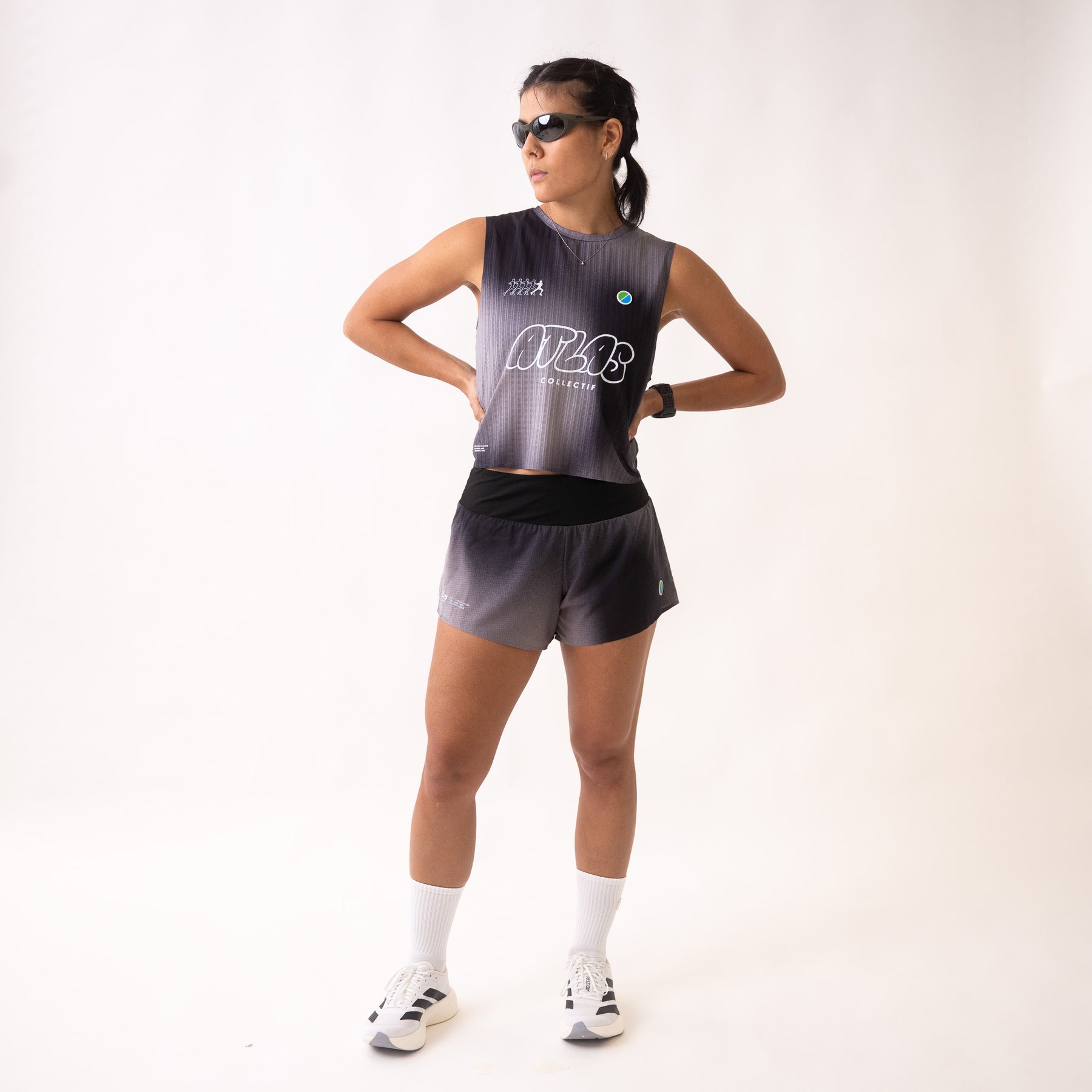 Aeria Ultra WMNS Crop Tee Gradient Black