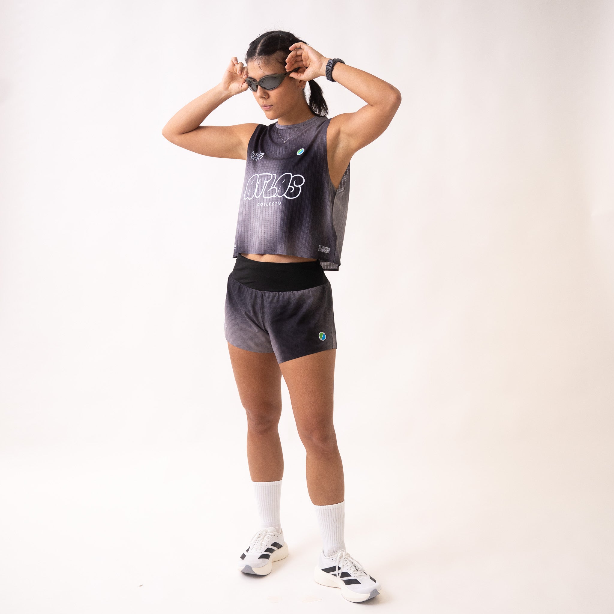 Aeria Ultra WMNS 4" Shorts Gradient Black