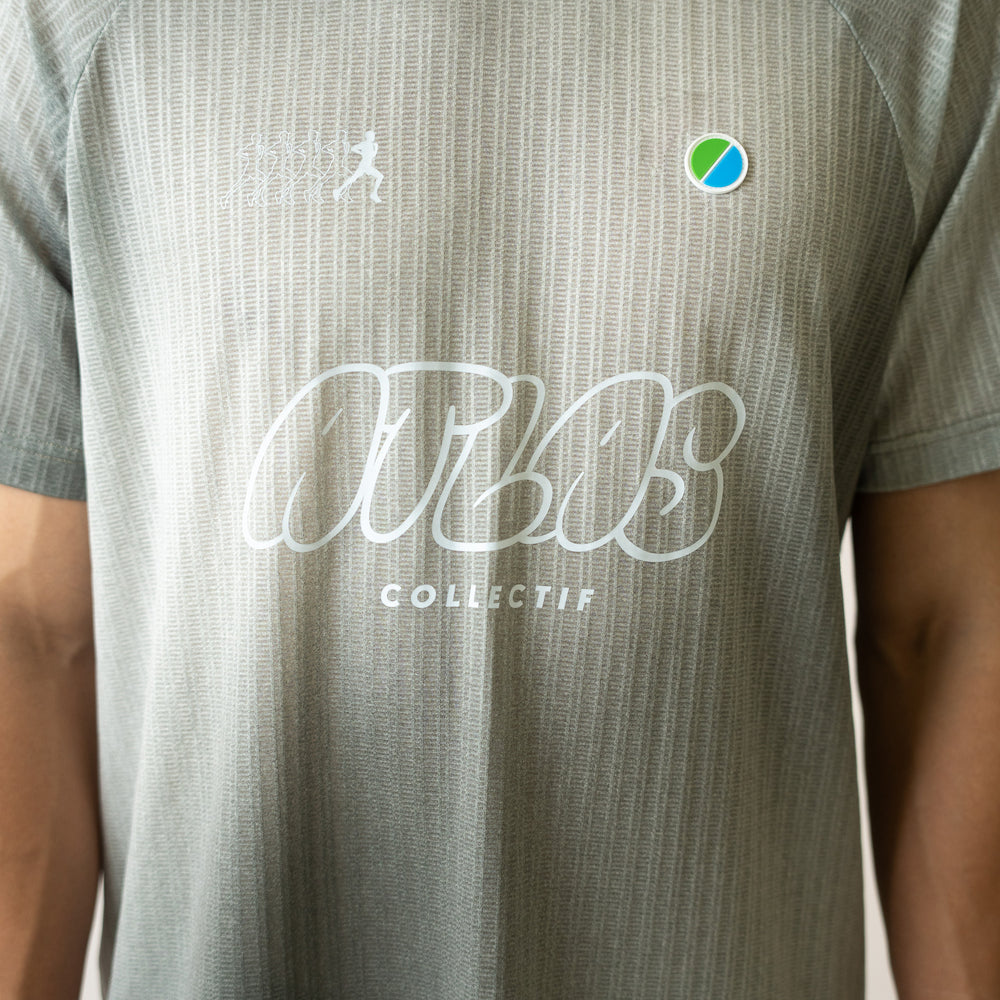 Aeria Ultra Race Tee - Gradient Sage