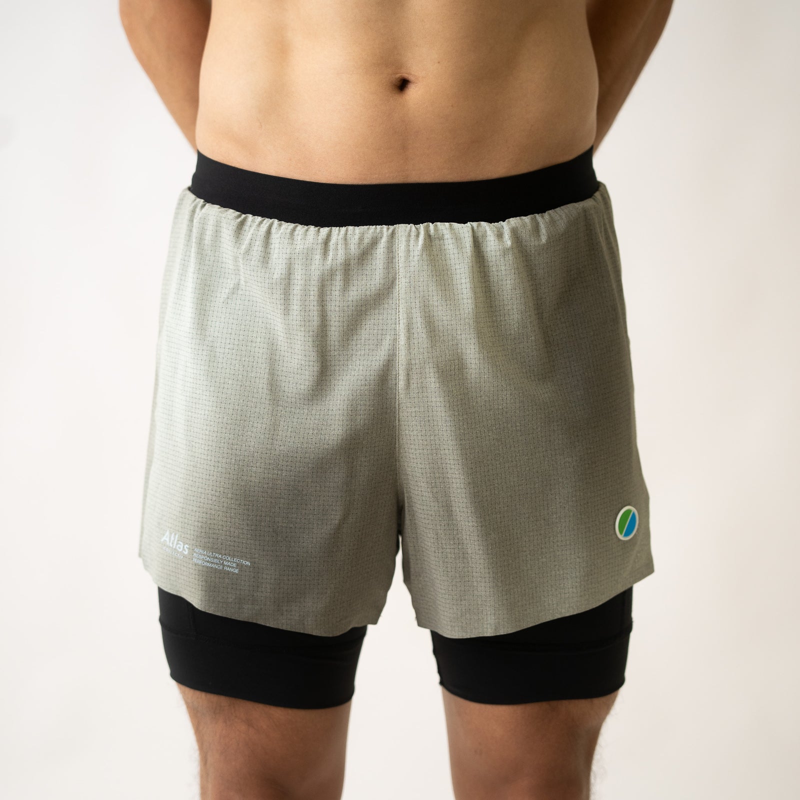 Aeria Ultra 2 in 1 Shorts Gradient Olive
