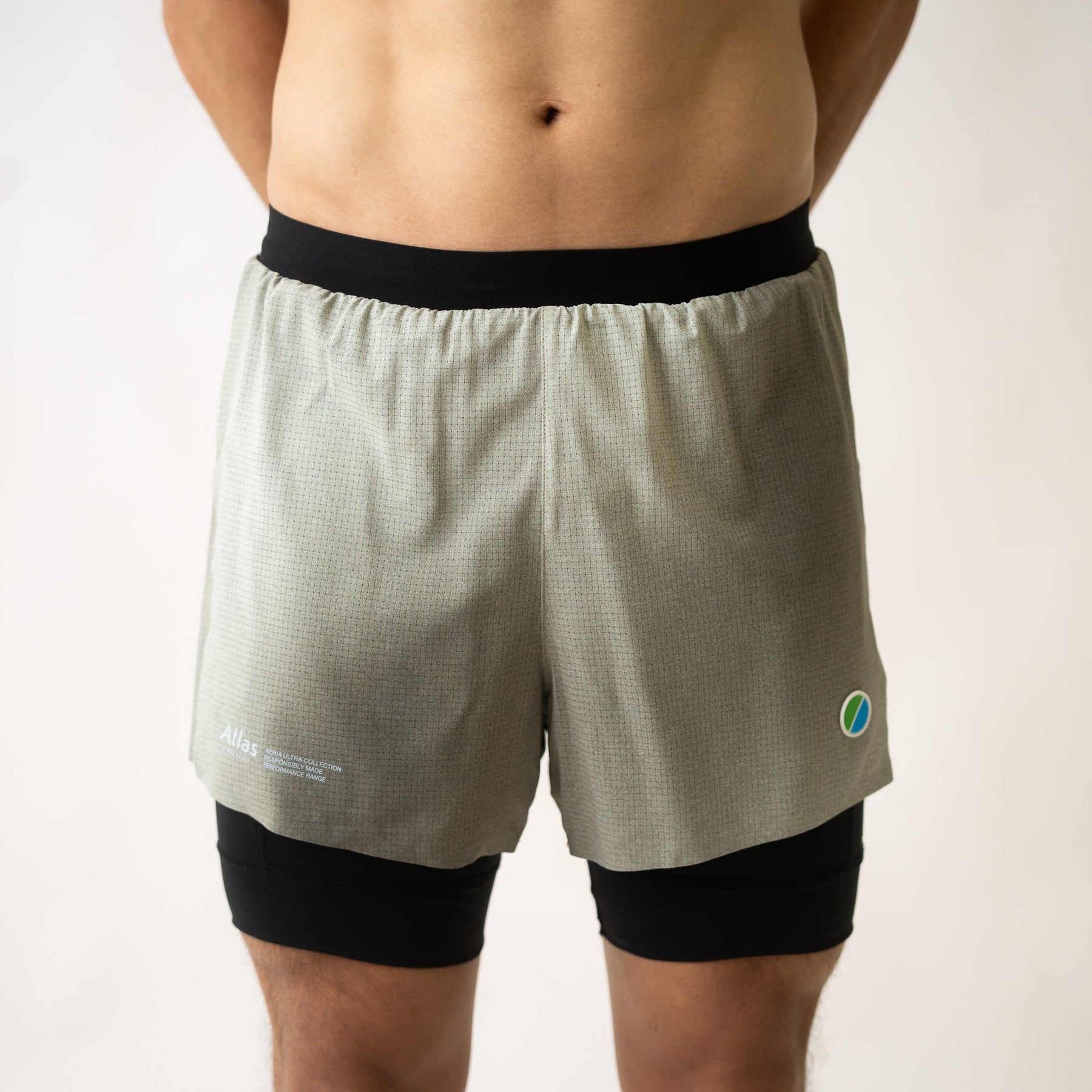 Aeria Ultra 2 in 1 Shorts Gradient Olive