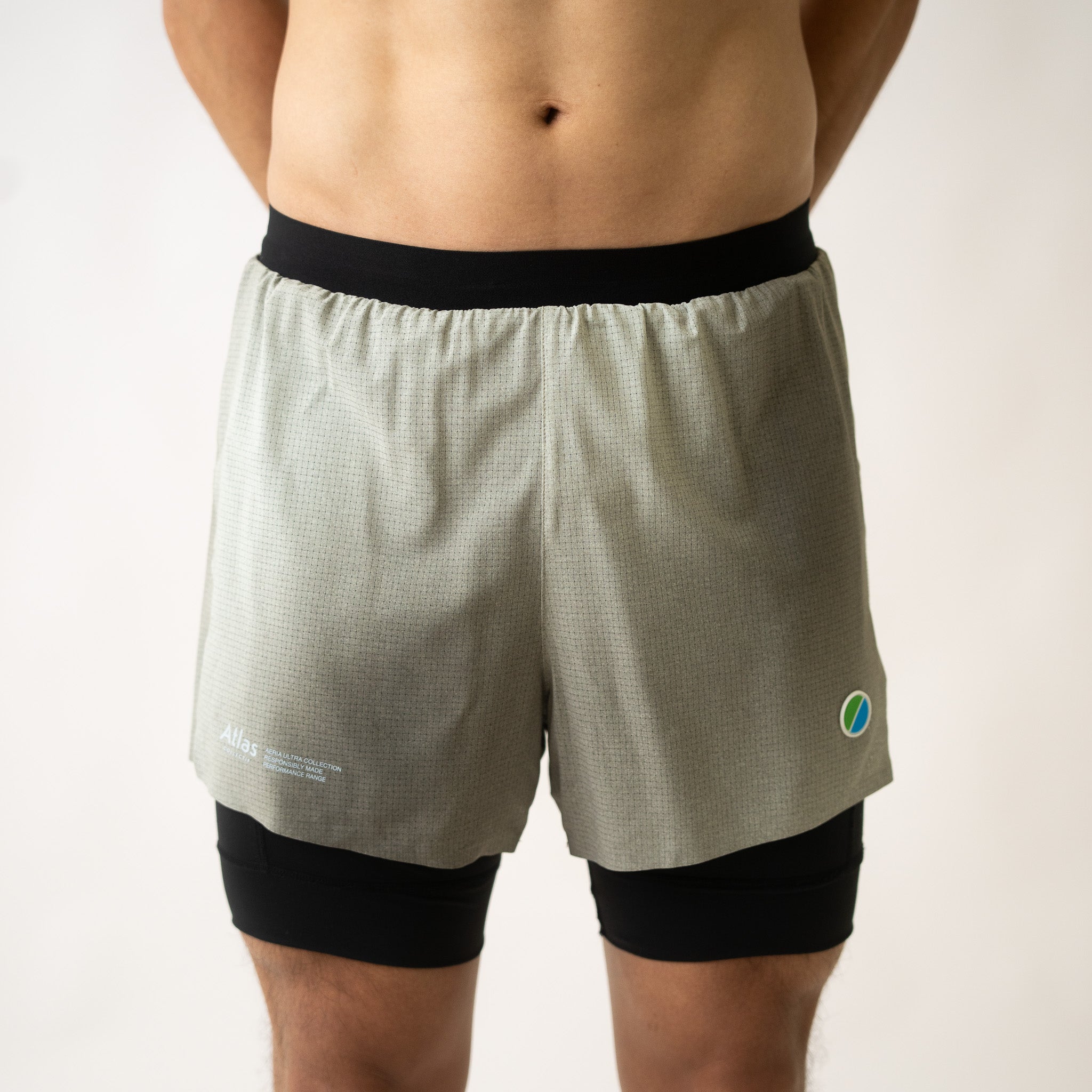 Aeria Ultra 2 in 1 Shorts Gradient Olive