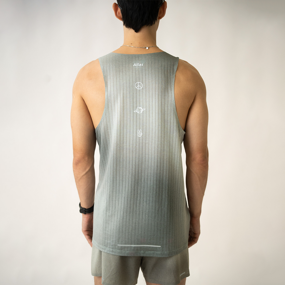 Aeria Ultra Race Singlet - Gradient Sage
