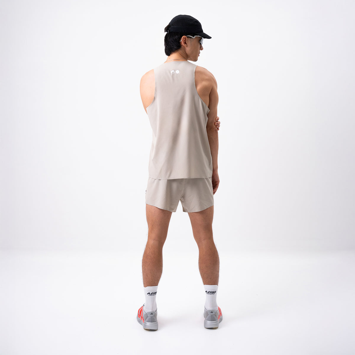 Aeria Fortis Race 4” Run Shorts V2 - Beige
