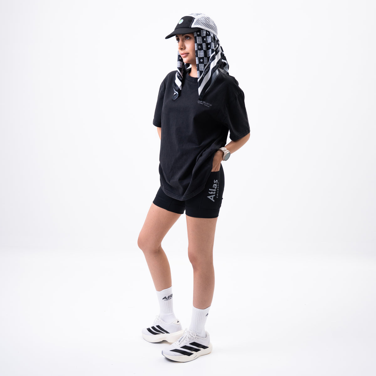 Equipment 3M Reflective Washed Tee Black