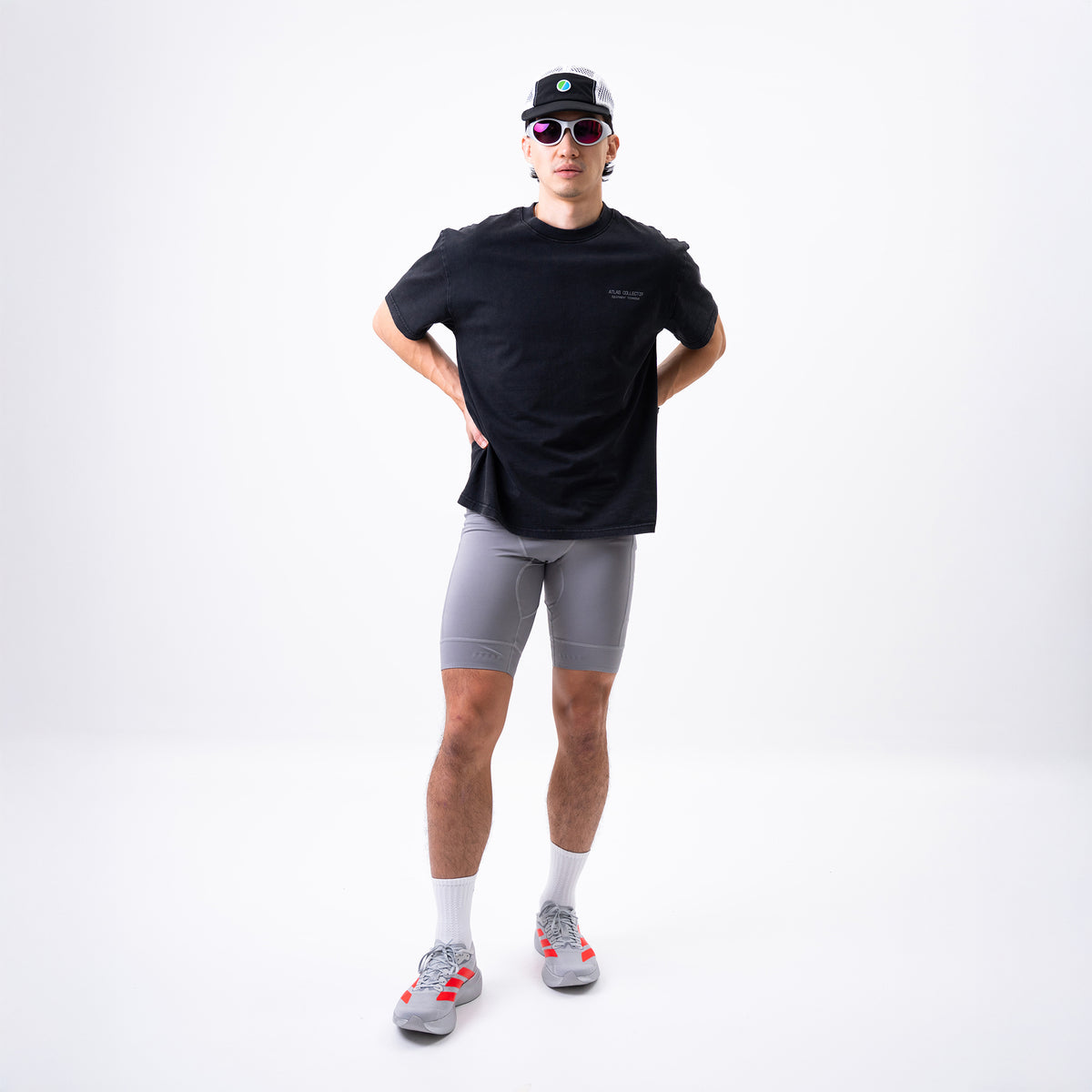 Equipment 3M Reflective Washed Tee Black