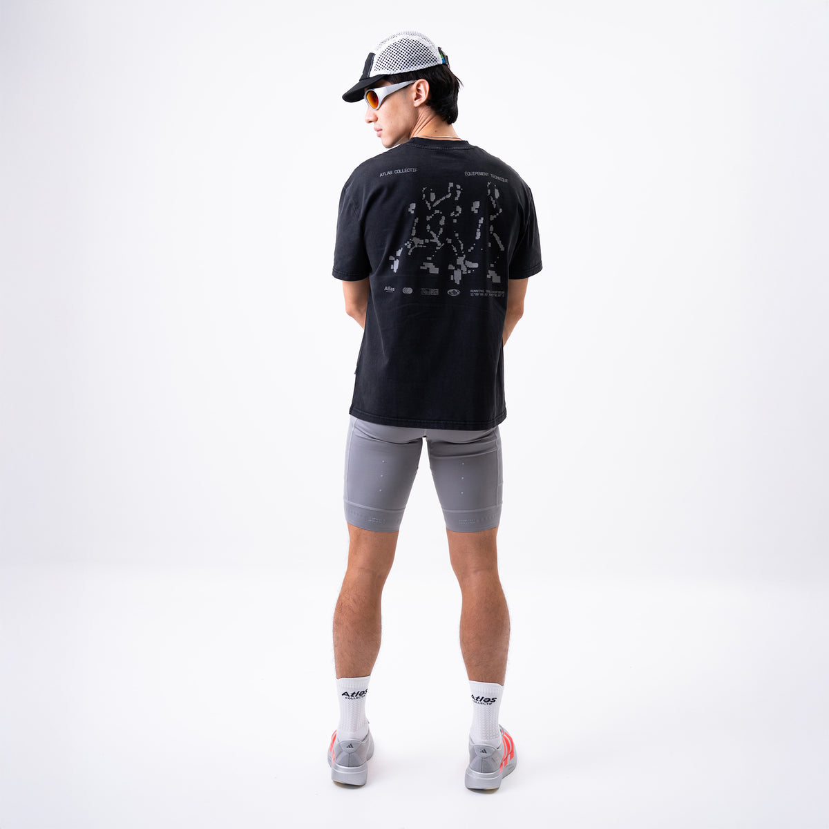 Equipment 3M Reflective Washed Tee Black