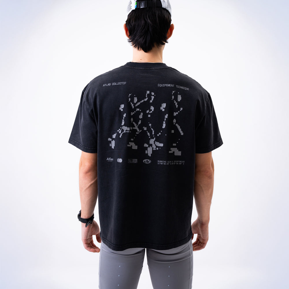 Equipment 3M Reflective Washed Tee Black