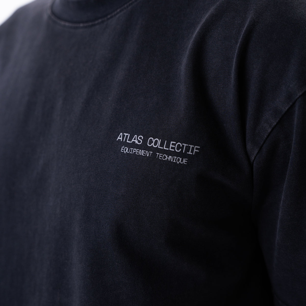 Equipment 3M Reflective Washed Tee Black
