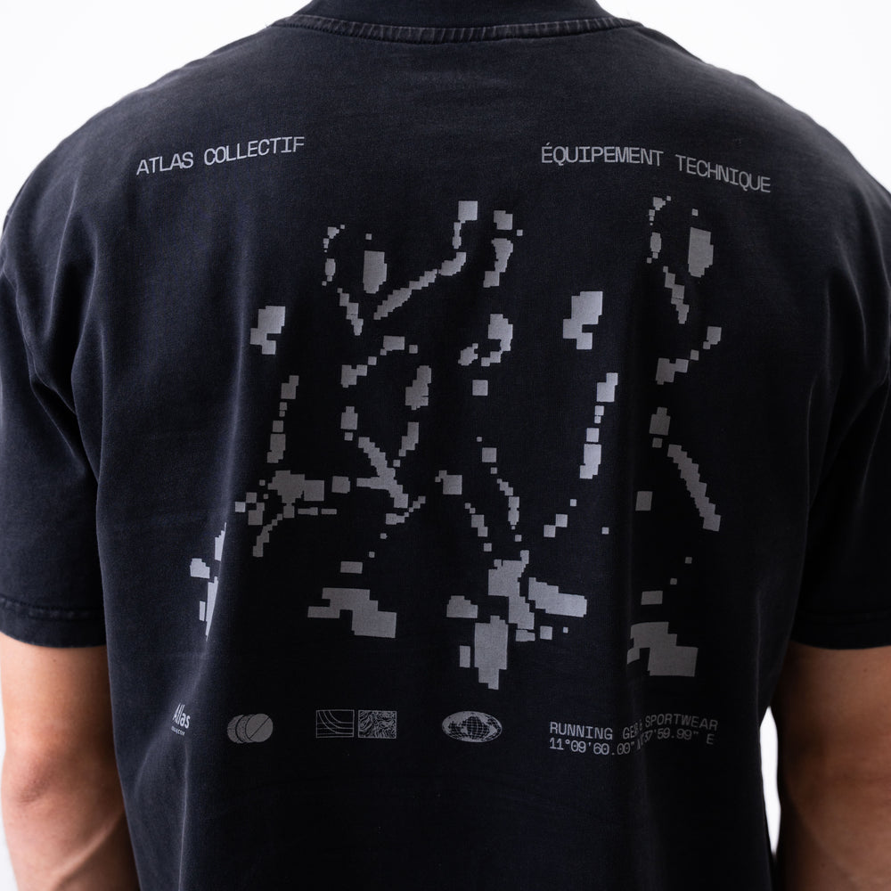 Equipment 3M Reflective Washed Tee Black