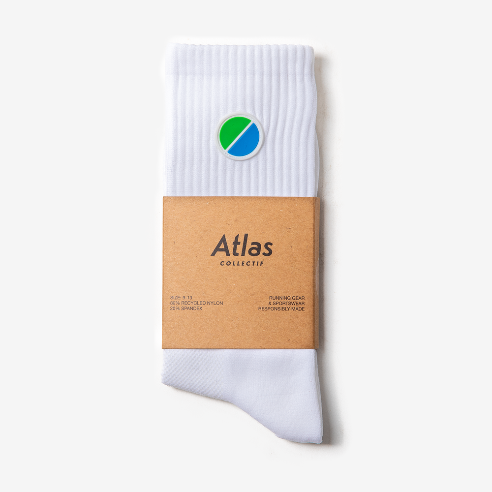 Core Running Socks - White