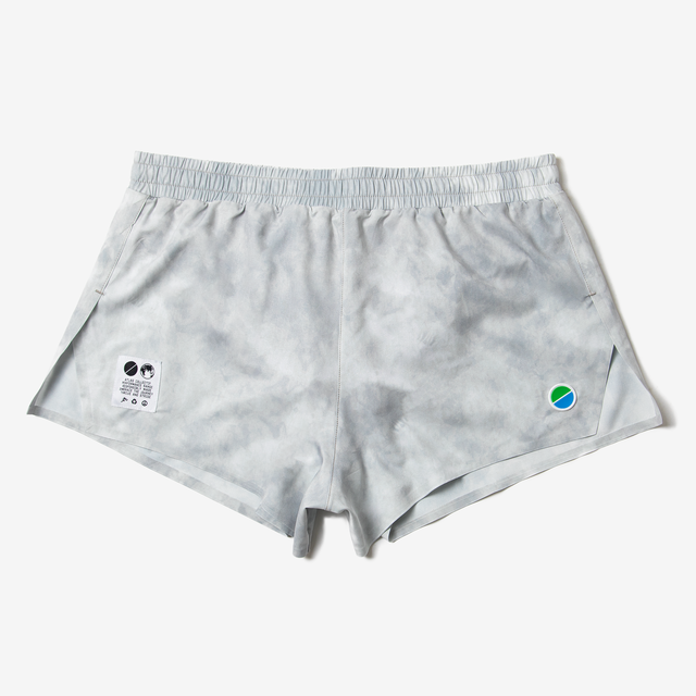 Core 3" Run Shorts V3 - Grey Tie-Dye