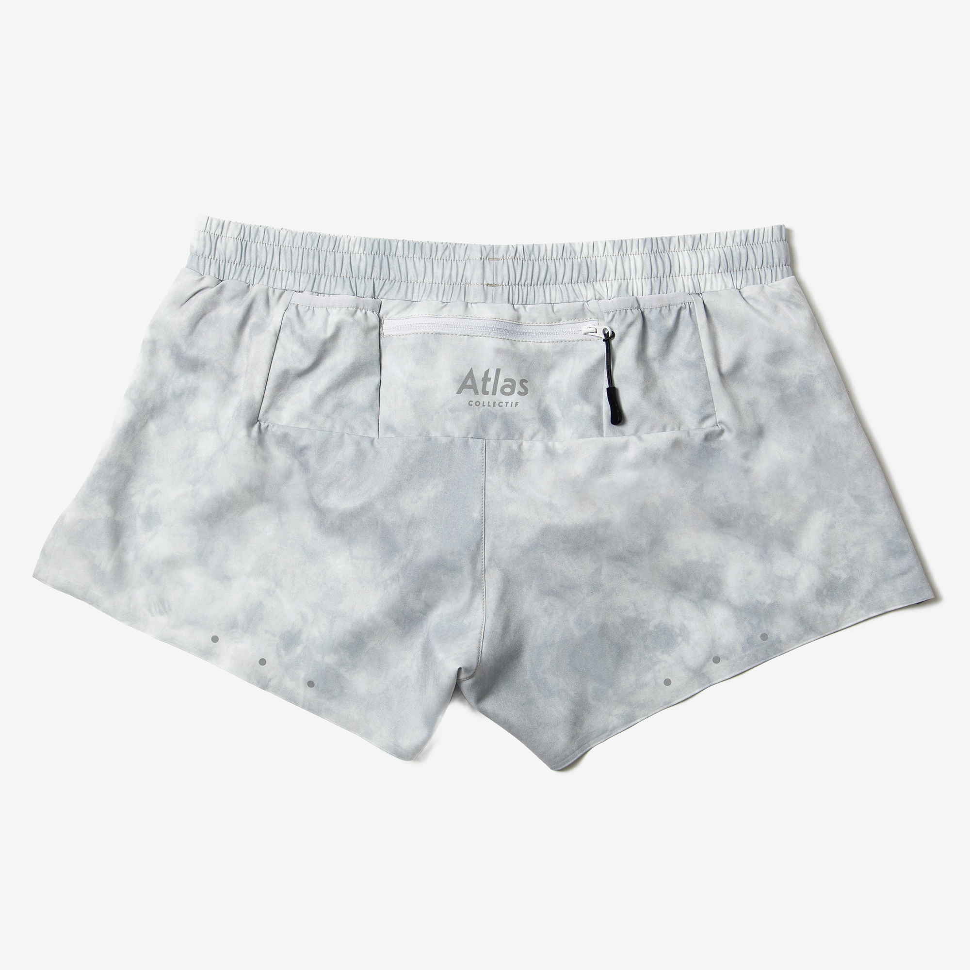 V3 Core Race 3" Shorts Grey Tie-Dye