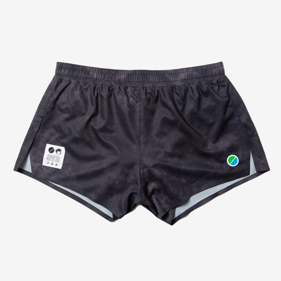 Core 3" Run Shorts V3 - Black Tie-Dye