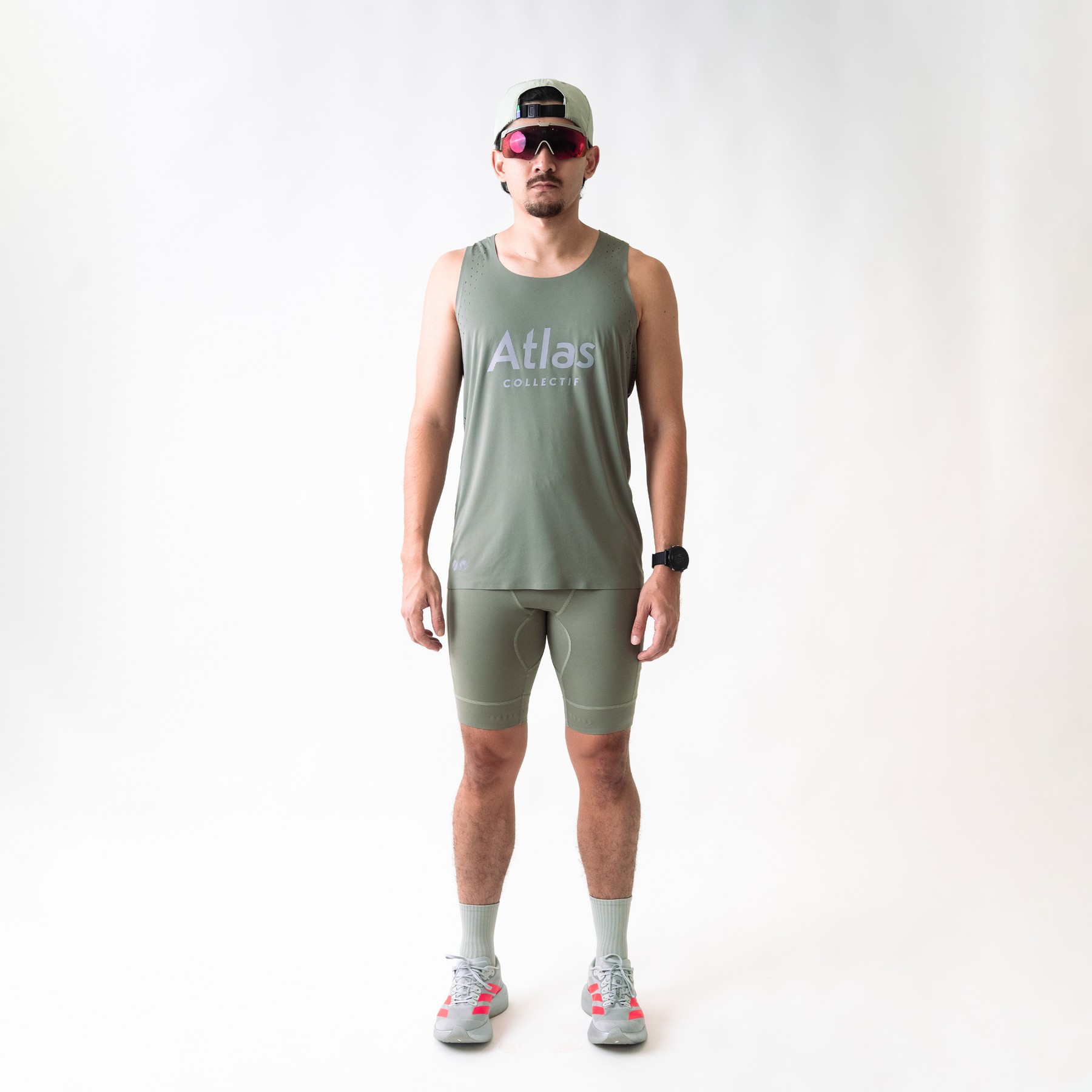 Illumi Trax V2 Running Half Tights Olive