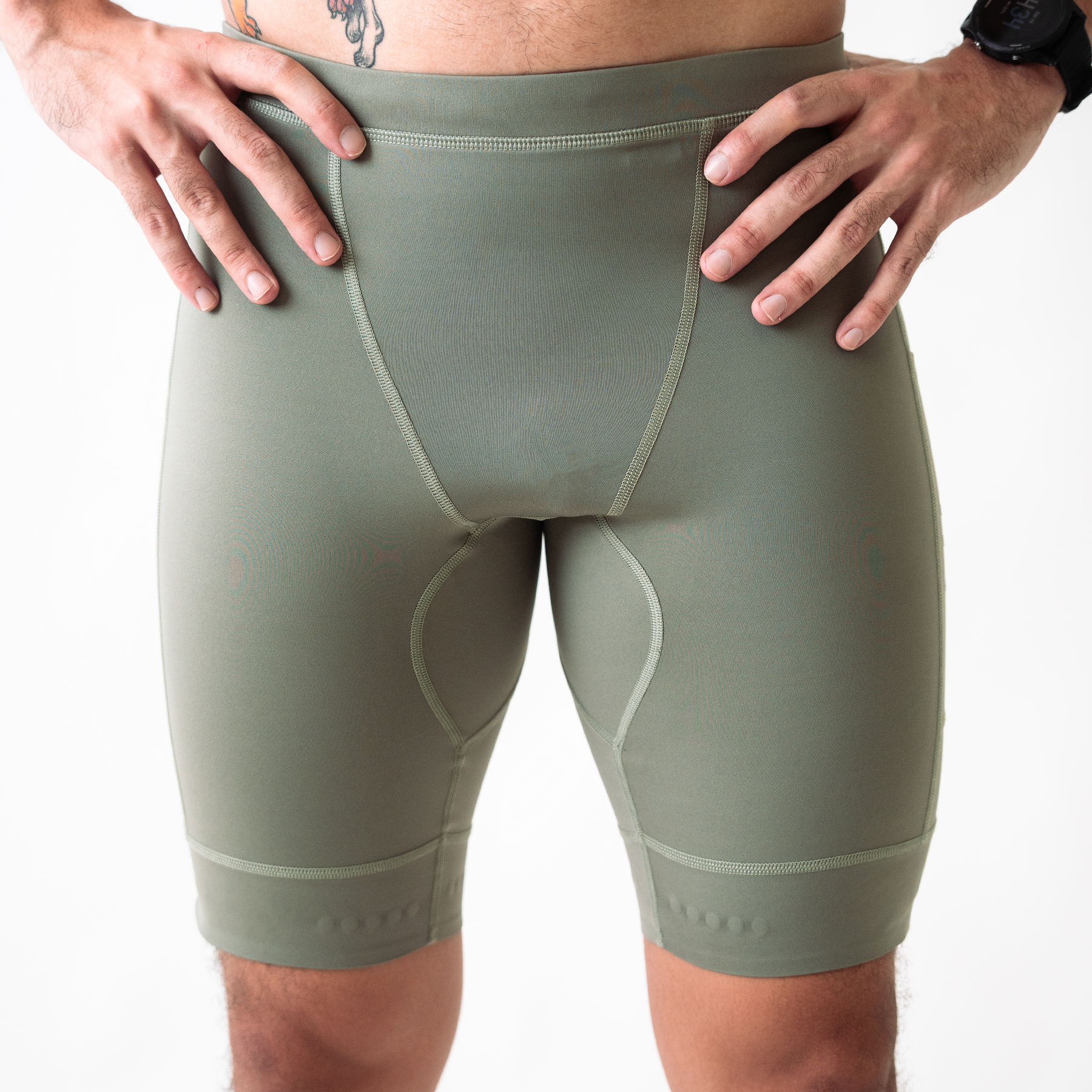 Illumi Trax V2 Running Half Tights Olive