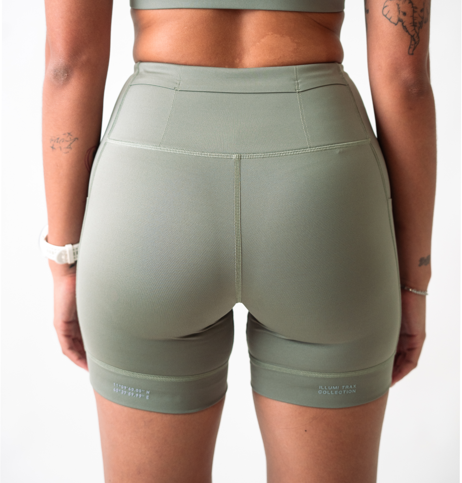 Illumi Trax V2 WMNS Running Half Tights Olive