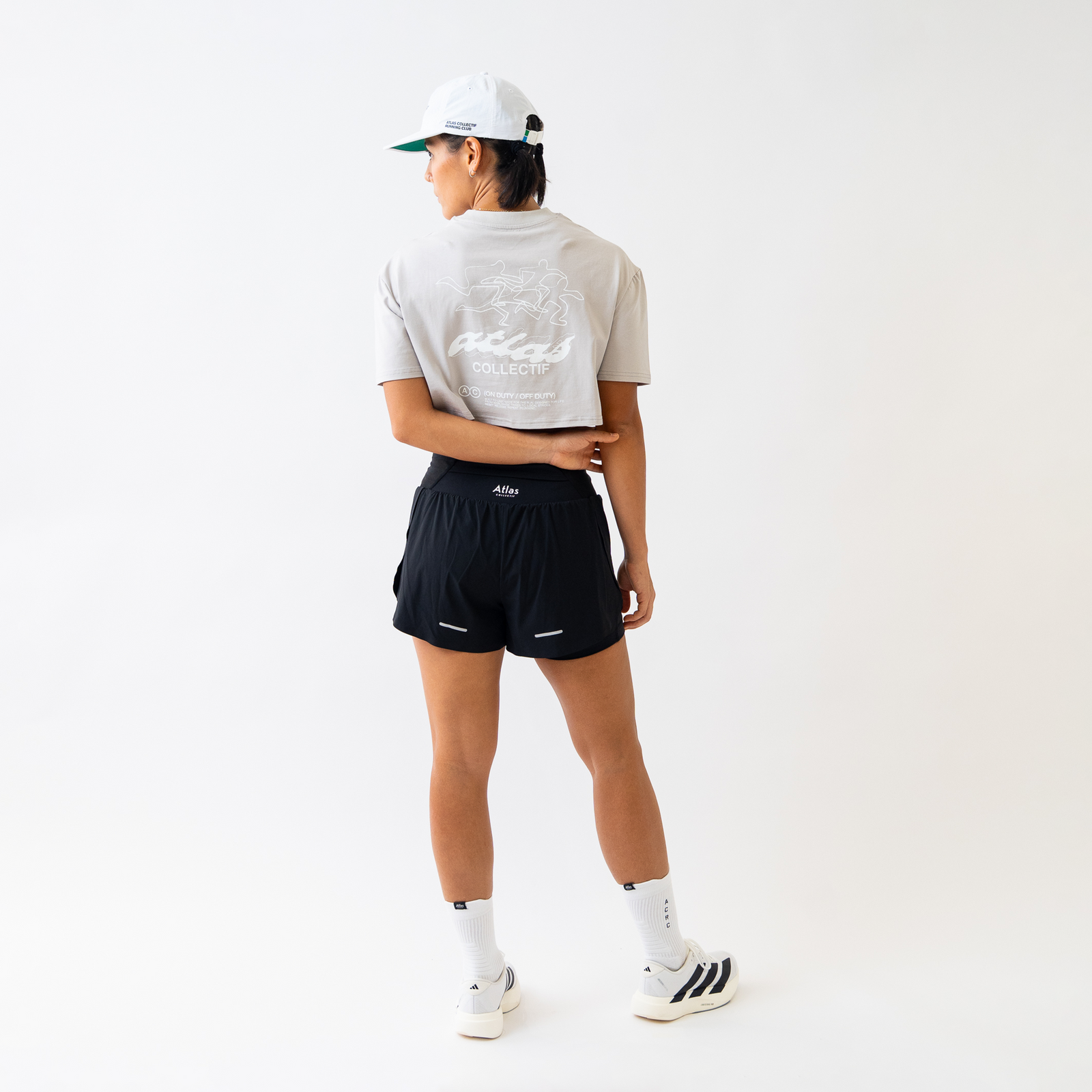 ACRC Hybrid WMNS 2 in 1 Shorts Black