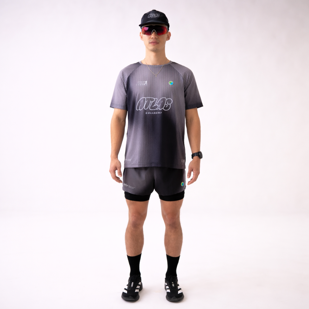 Aeria Ultra Race Tee - Gradient Black
