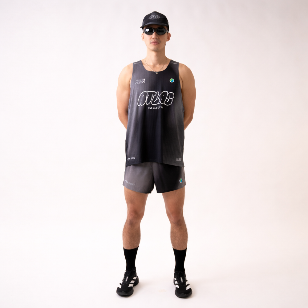 Aeria Ultra Race Singlet - Gradient Black
