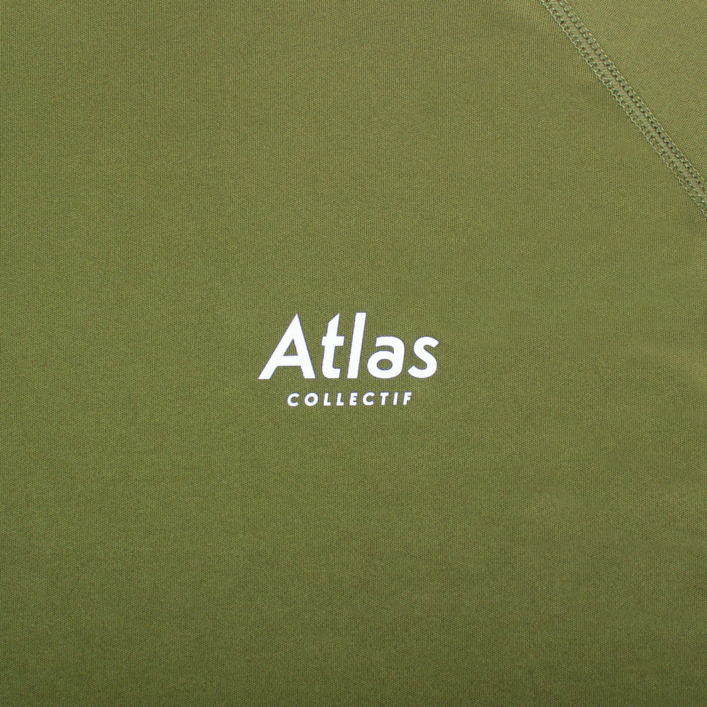 Performance Running T-Shirt Olive Green