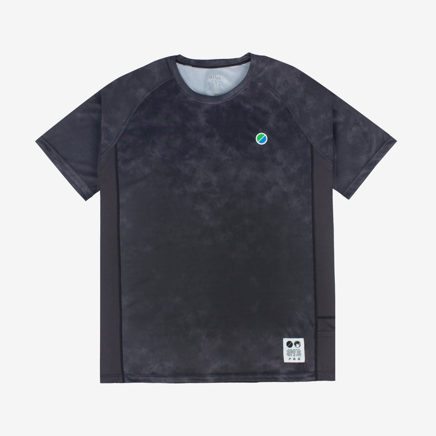 Core Running Tee V3 - Black Tie-Dye