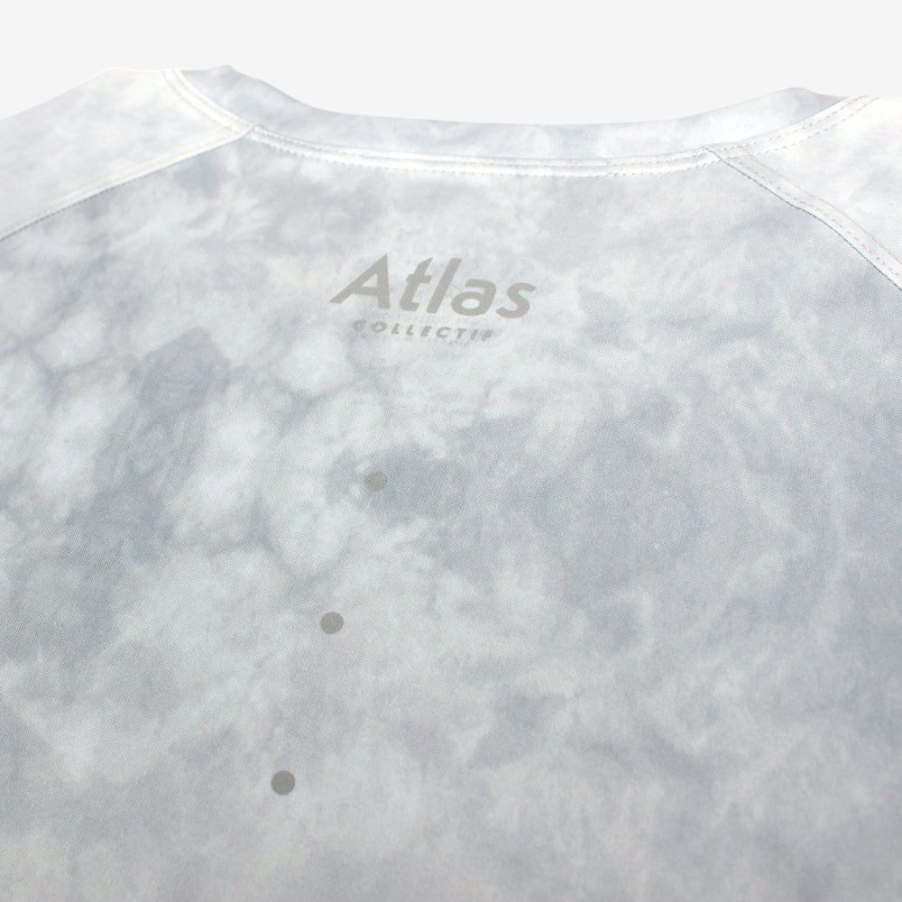 Core Running Tee V3 - Grey Tie-Dye