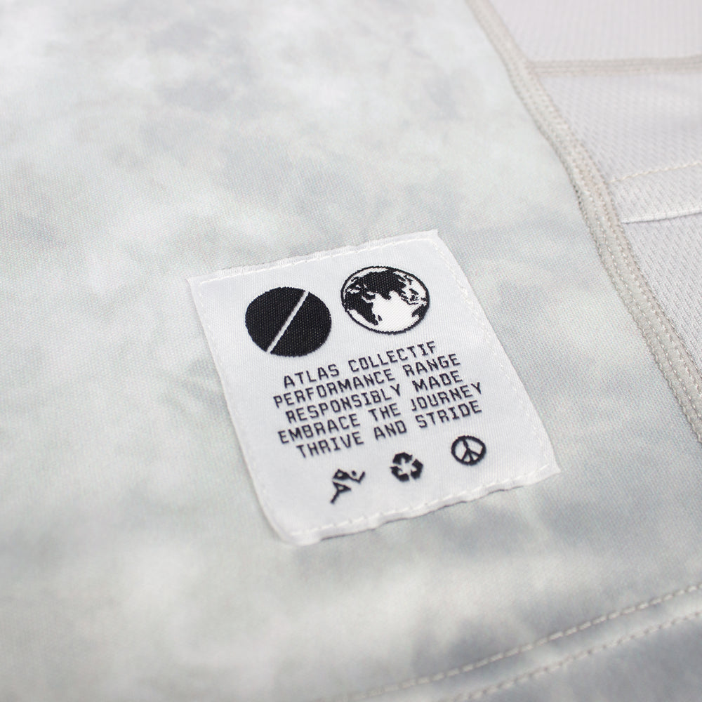 Core Running Tee V3 - Grey Tie-Dye