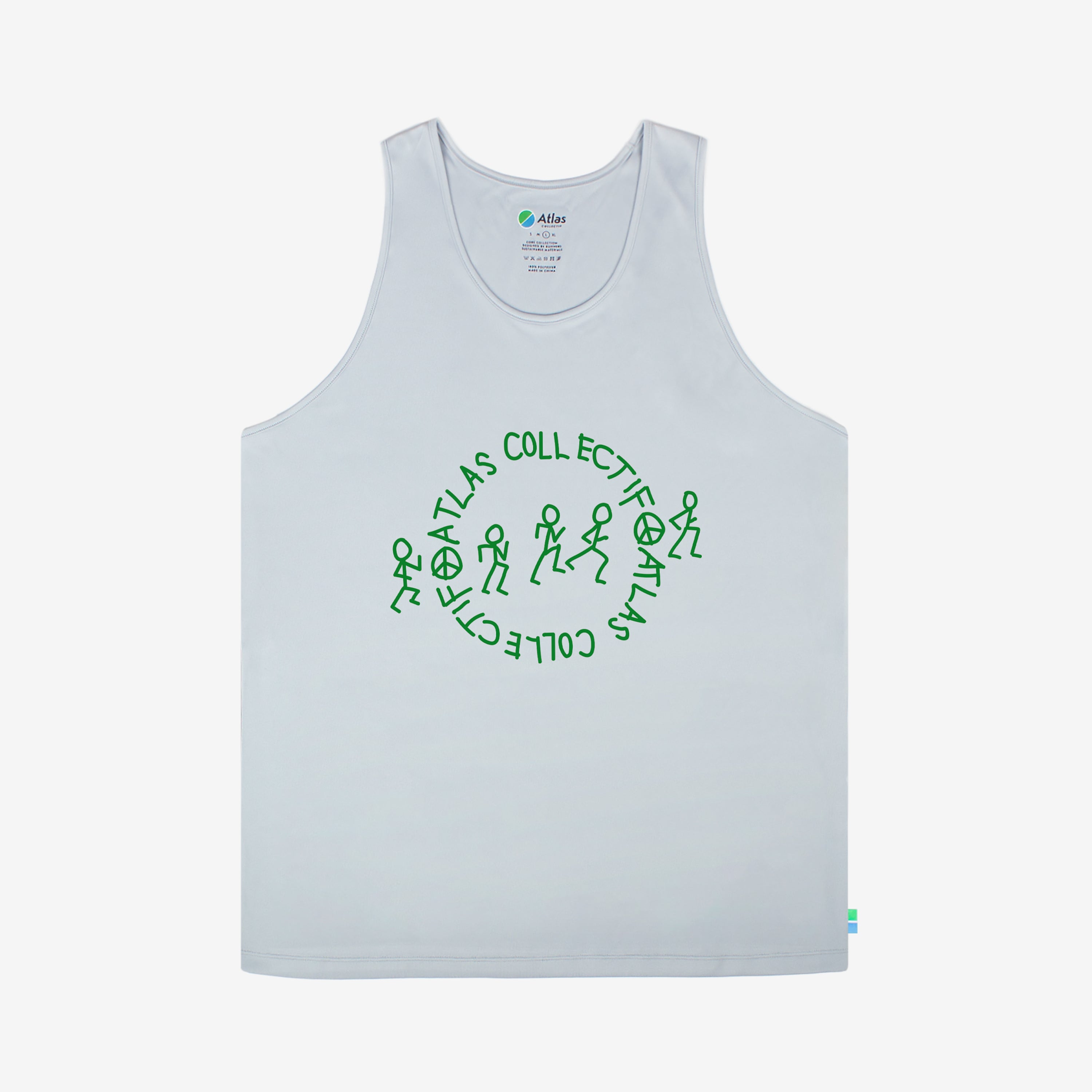 Stride & Quest Singlet Light Grey