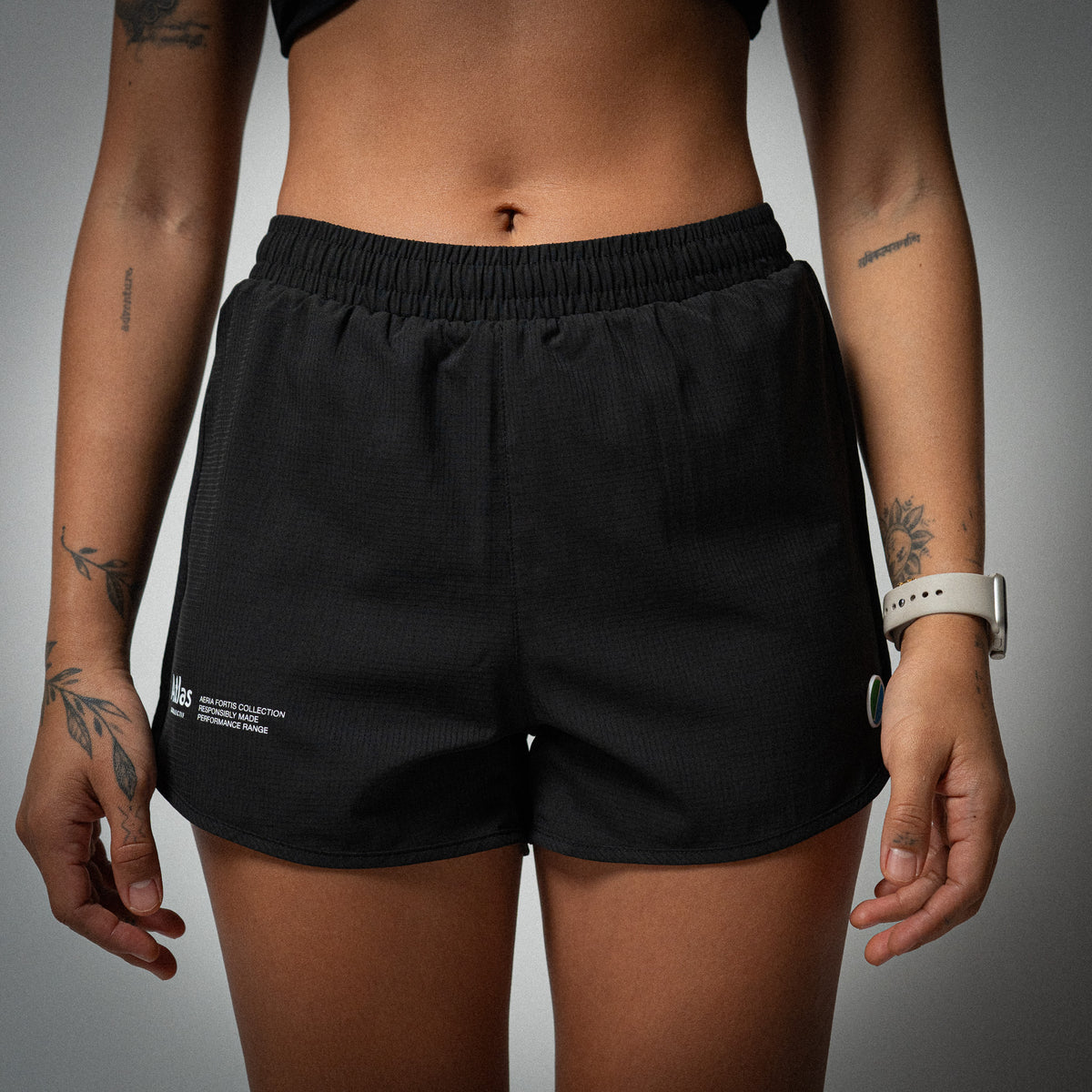 Aeria Fortis 4" WMNS Race Shorts Black