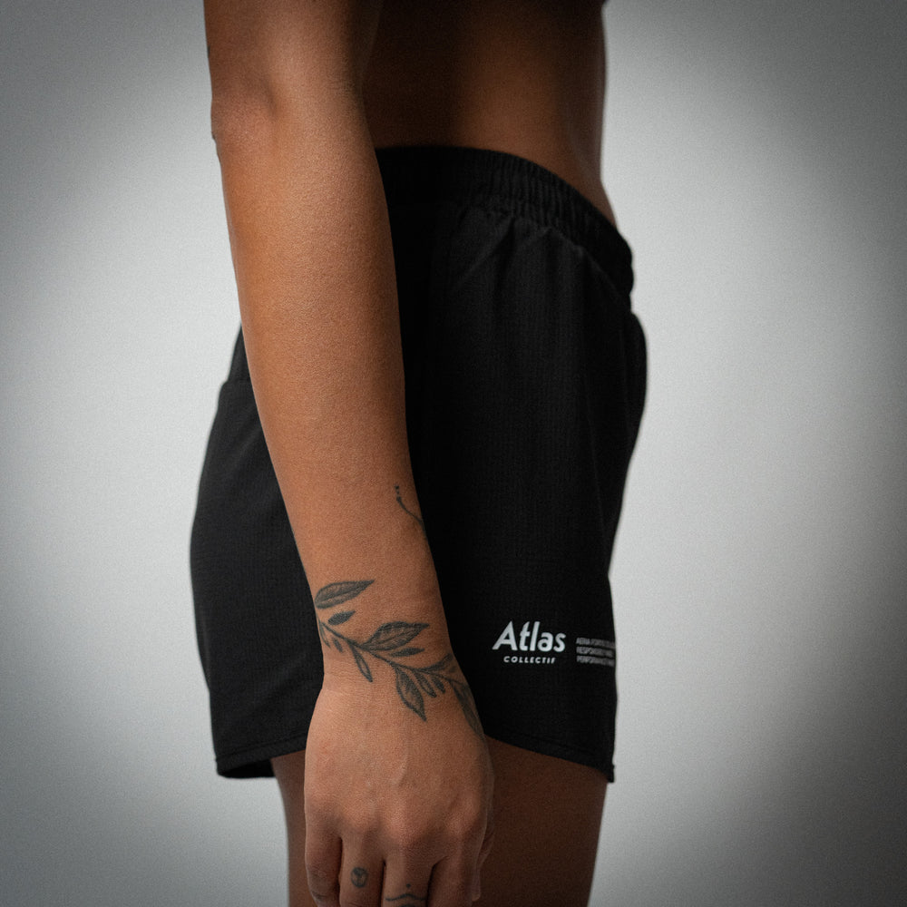 Aeria Fortis 4" WMNS Race Shorts Black