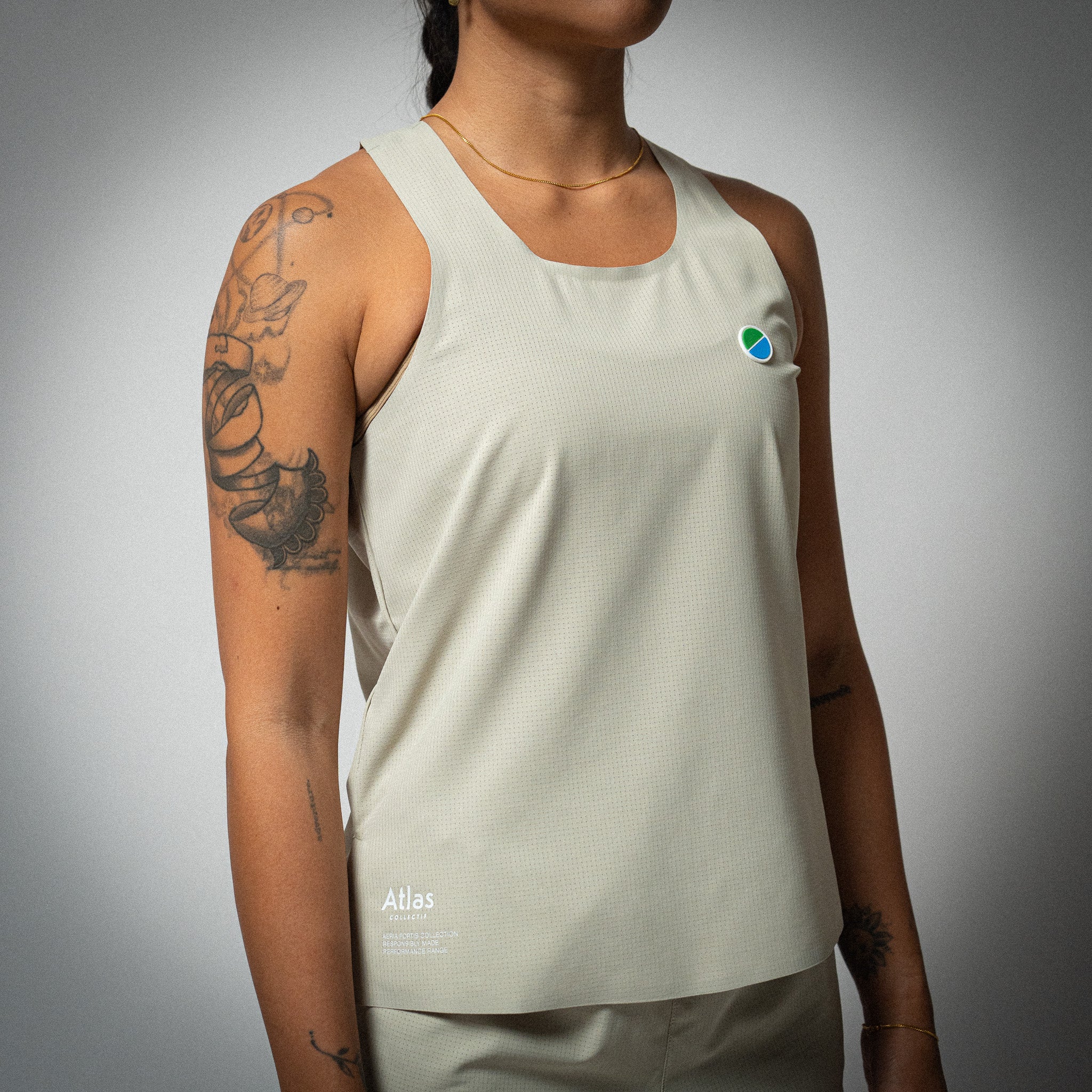 Aeria Fortis WMNS Race Tank Beige