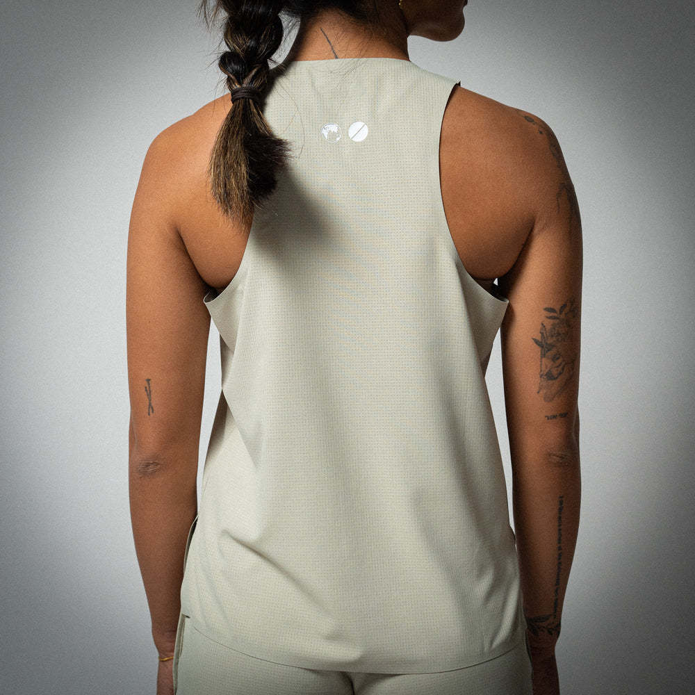 Aeria Fortis Beige 4" Shorts & Singlet WMNS Bundle
