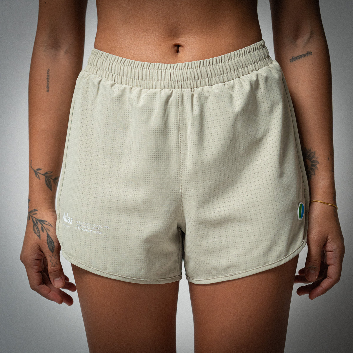 Aeria Fortis 4" WMNS Race Shorts Beige