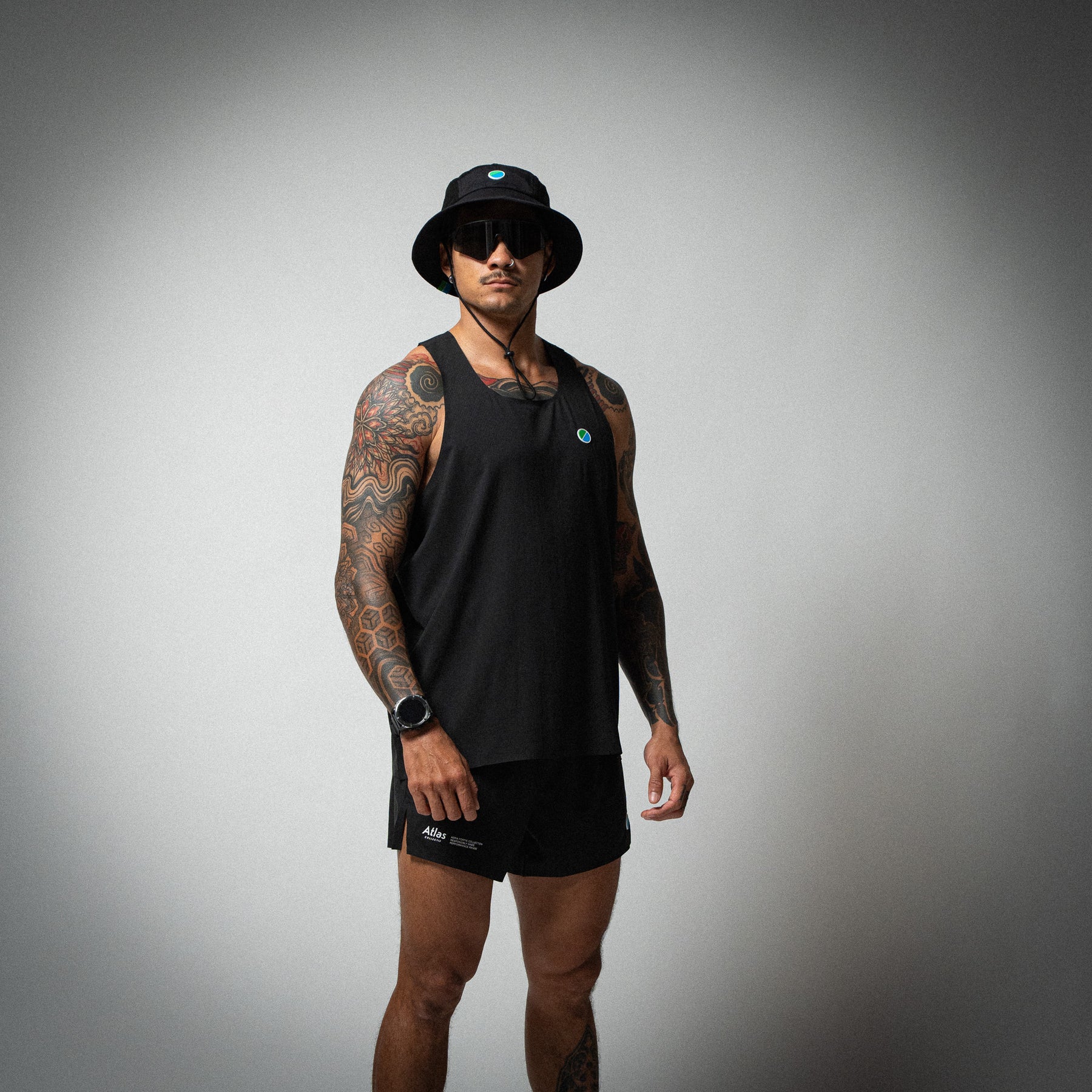 Aeria Fortis 4" Race Shorts Black