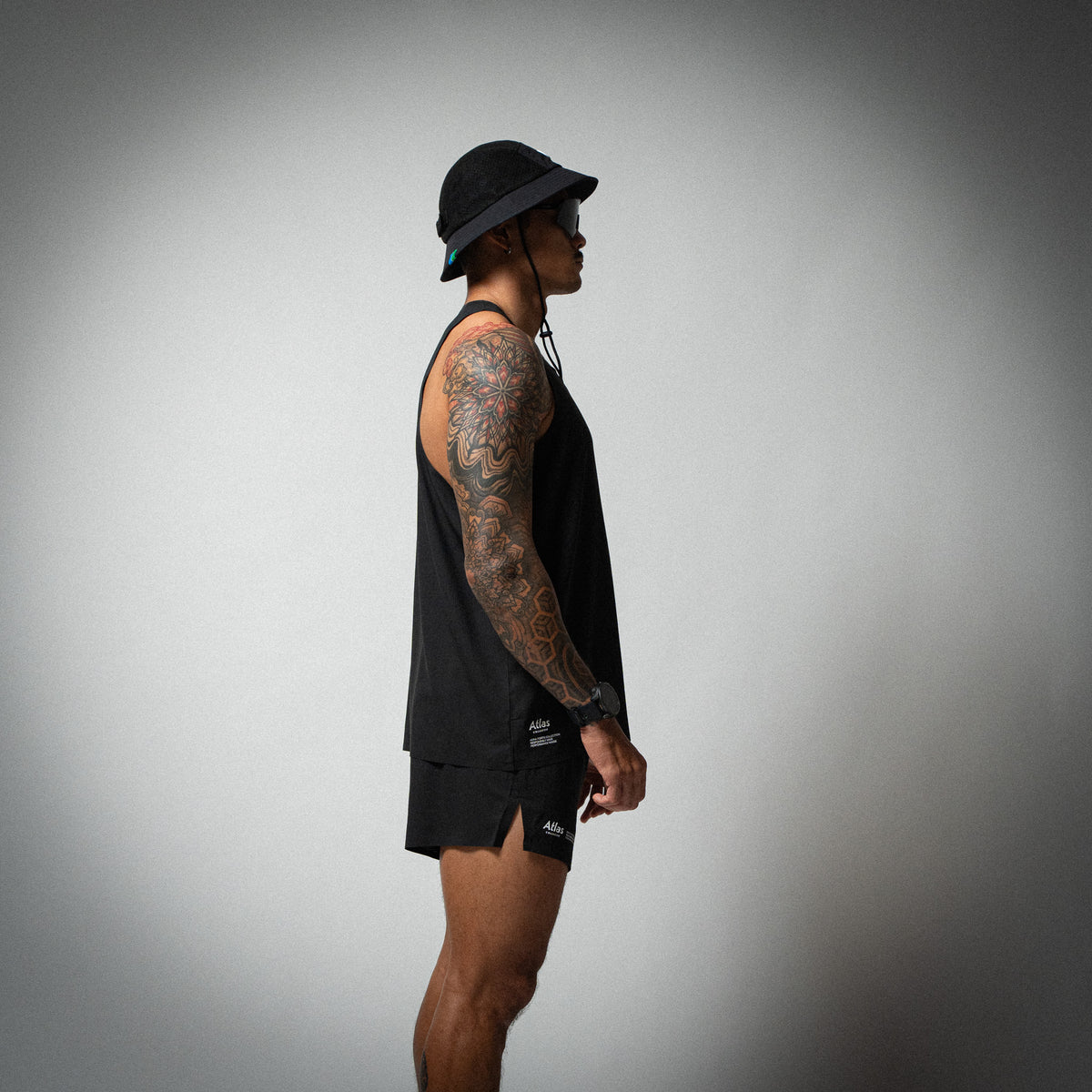 Aeria Fortis 4" Race Shorts Black