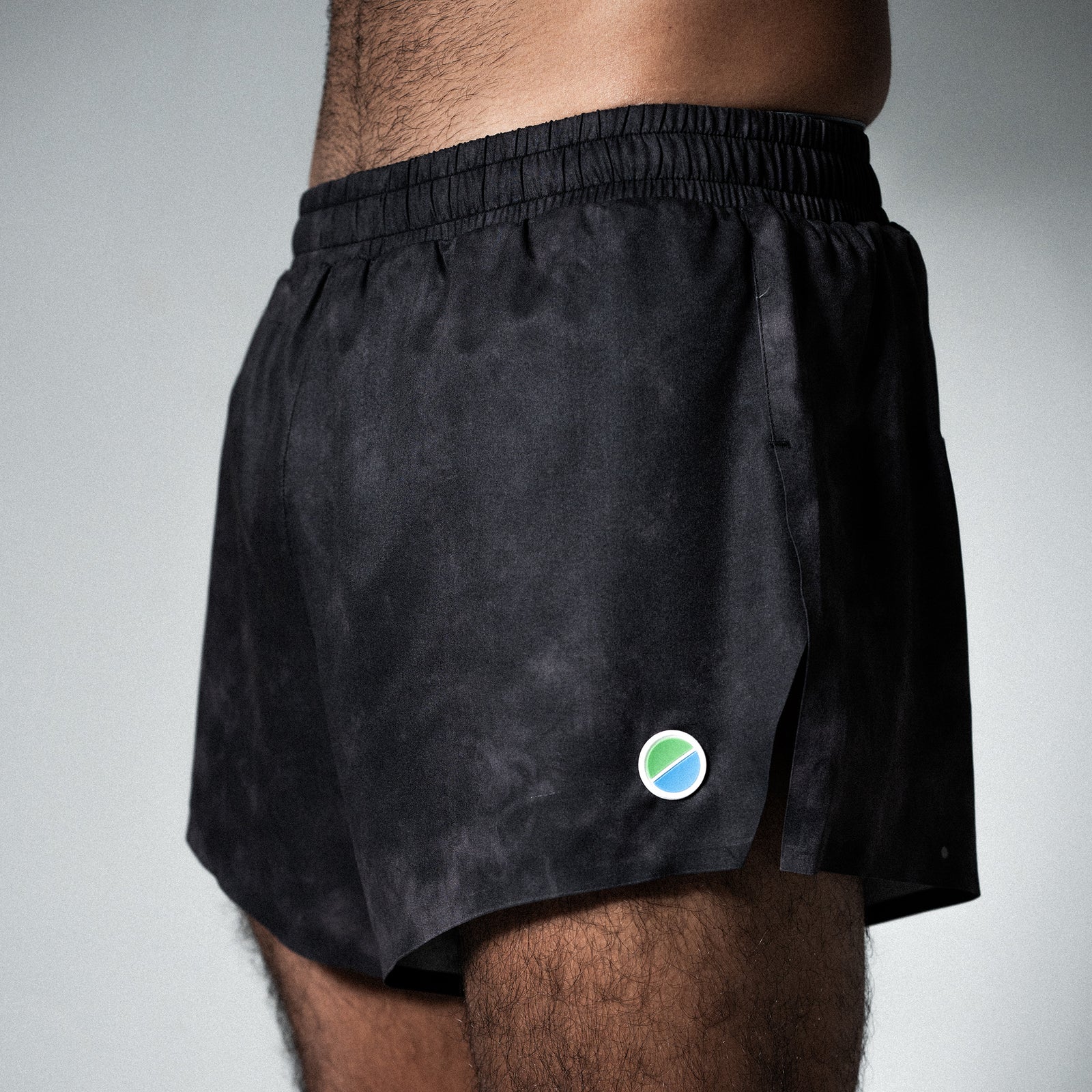 V3 Core Race 3" Shorts Black Tie-Dye