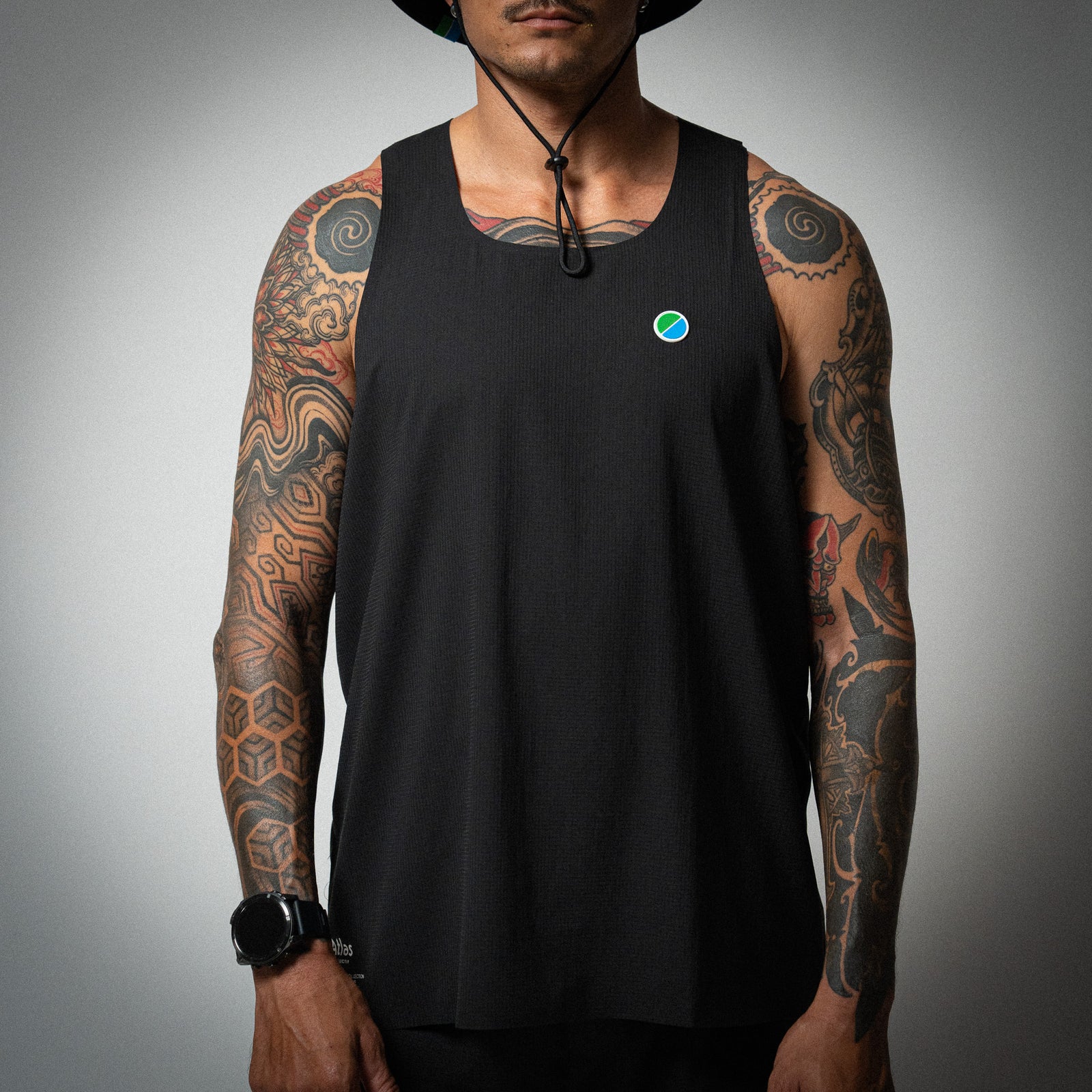 Aeria Fortis Race Tank Black