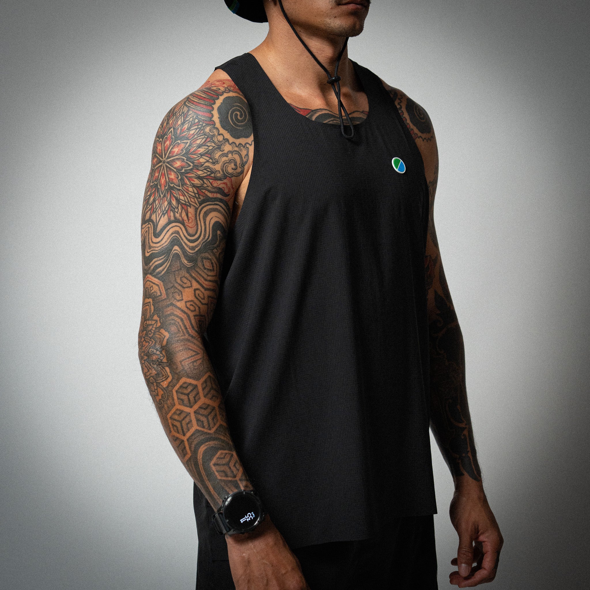 Aeria Fortis Race Tank Black