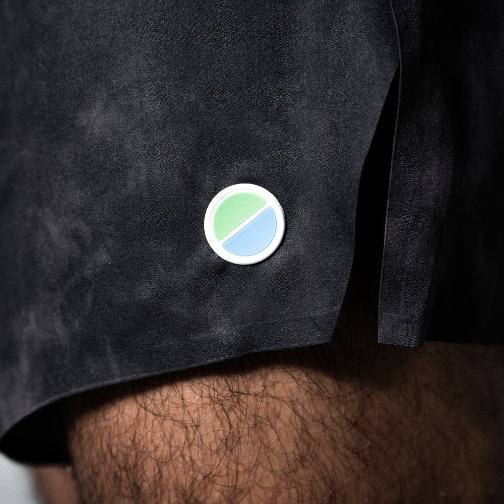 Core 3" Run Shorts V3 - Black Tie-Dye