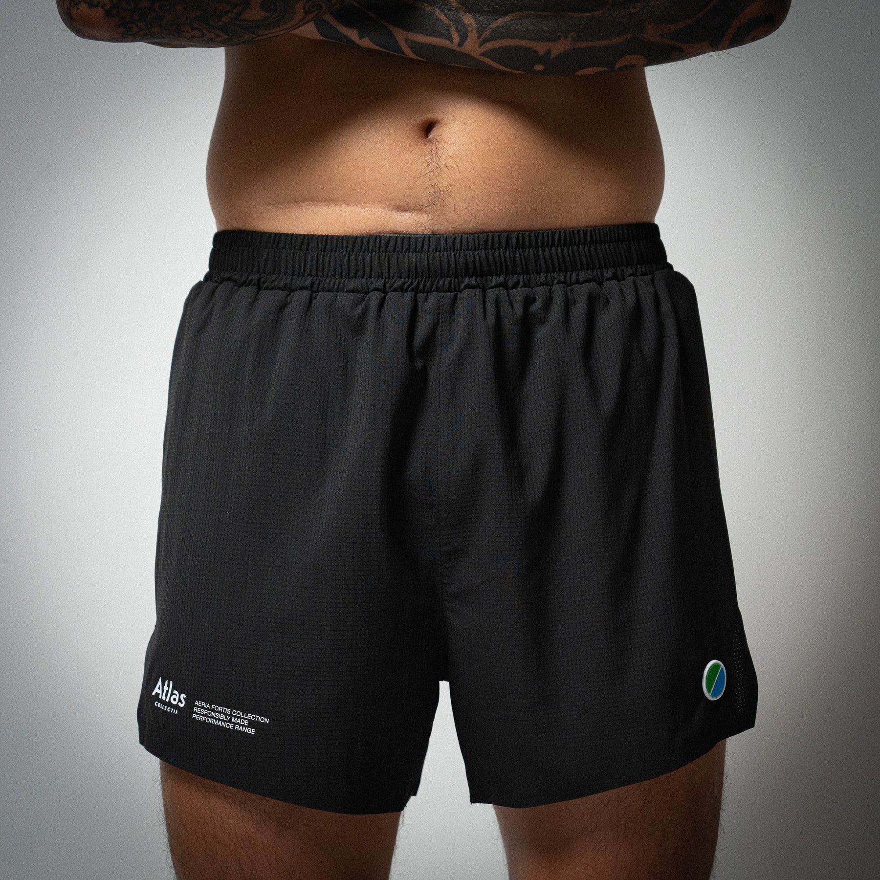 Aeria Fortis 4" Race Shorts Black