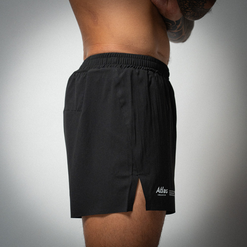 Aeria Fortis 4" Race Shorts Black