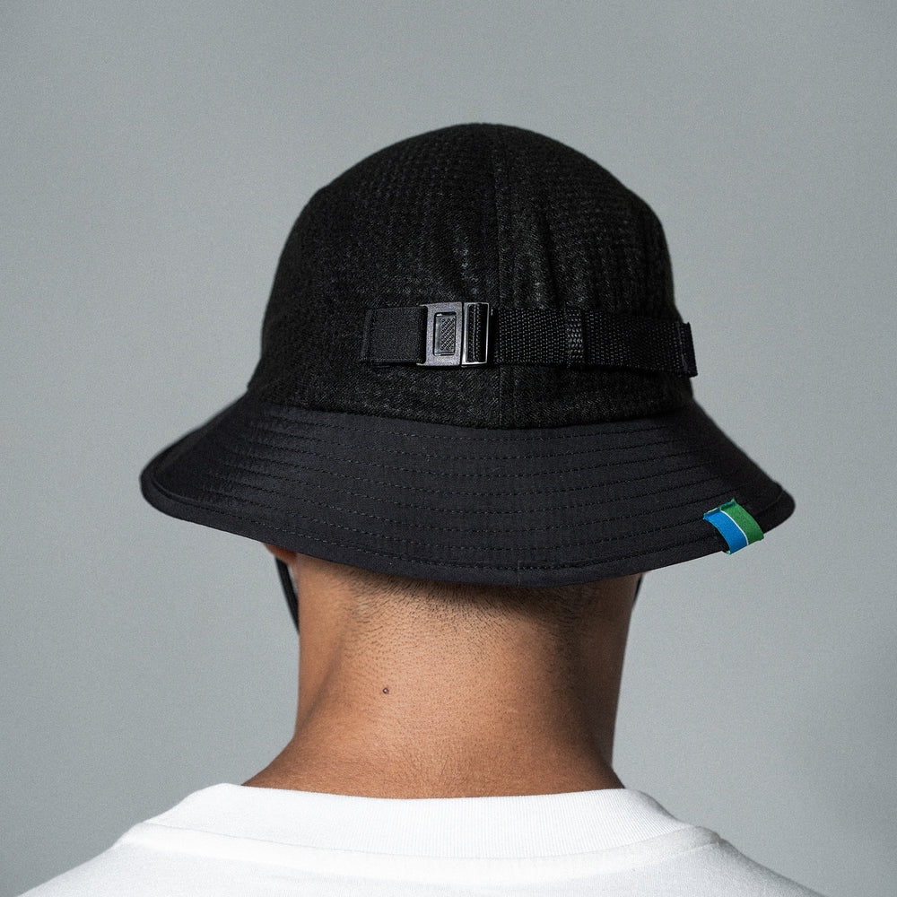 Aeria Fortis Race Running Bucket Hat - Black