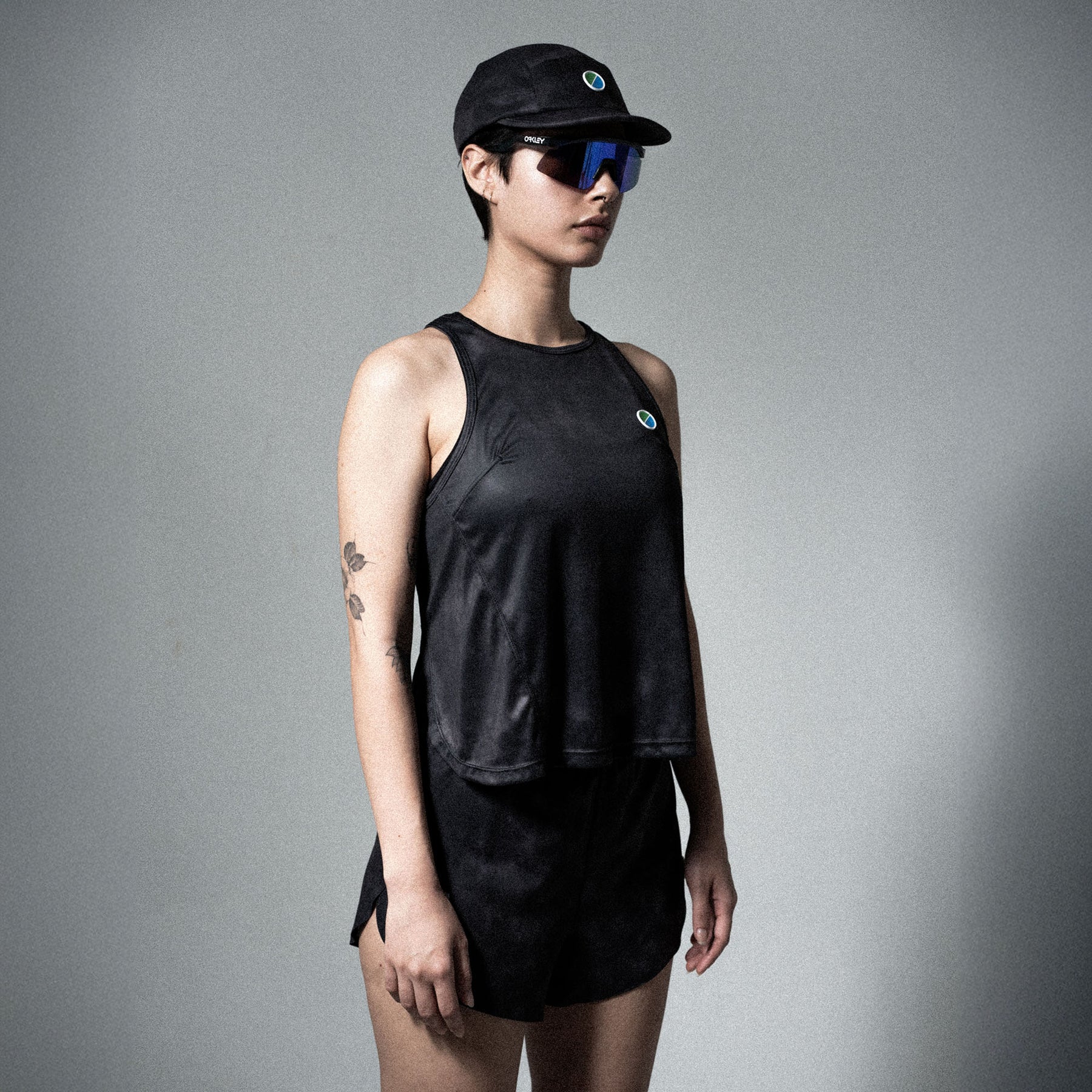 V3 Core WMNS Race Tank Black Tie-Dye