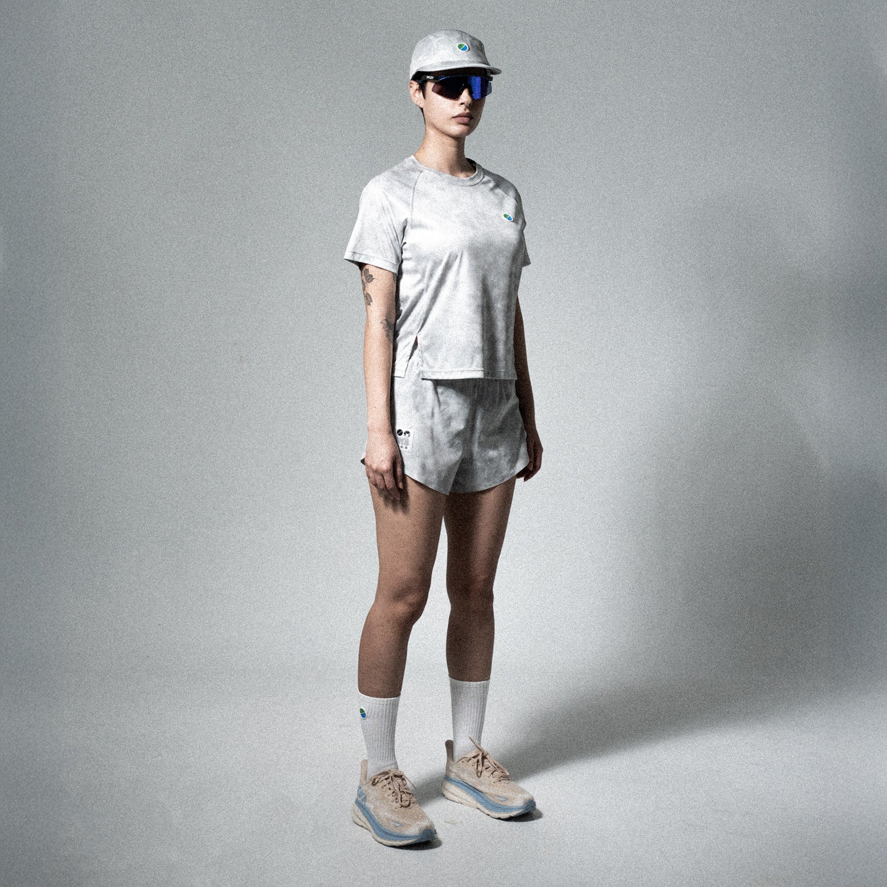 V3 Core WMNS 3" Shorts Grey Tie-Dye