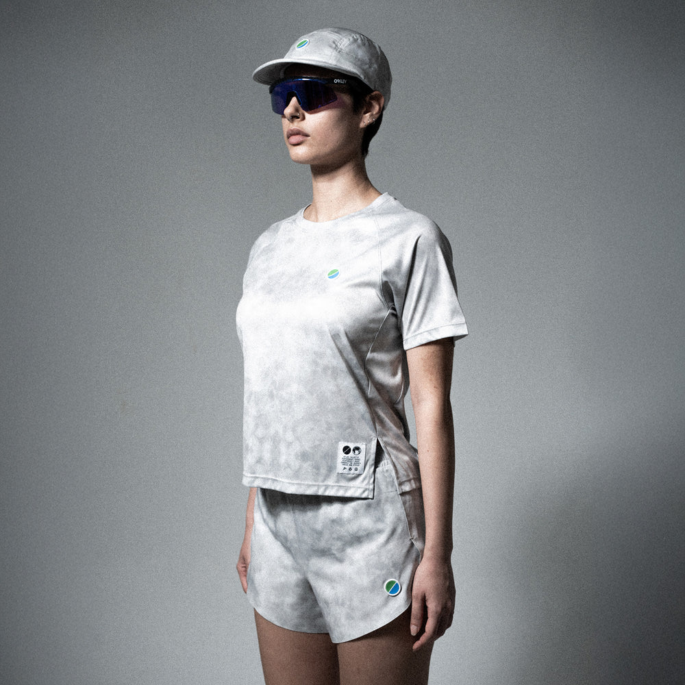 Core WMNS Running Tee V3 - Grey Tie-Dye