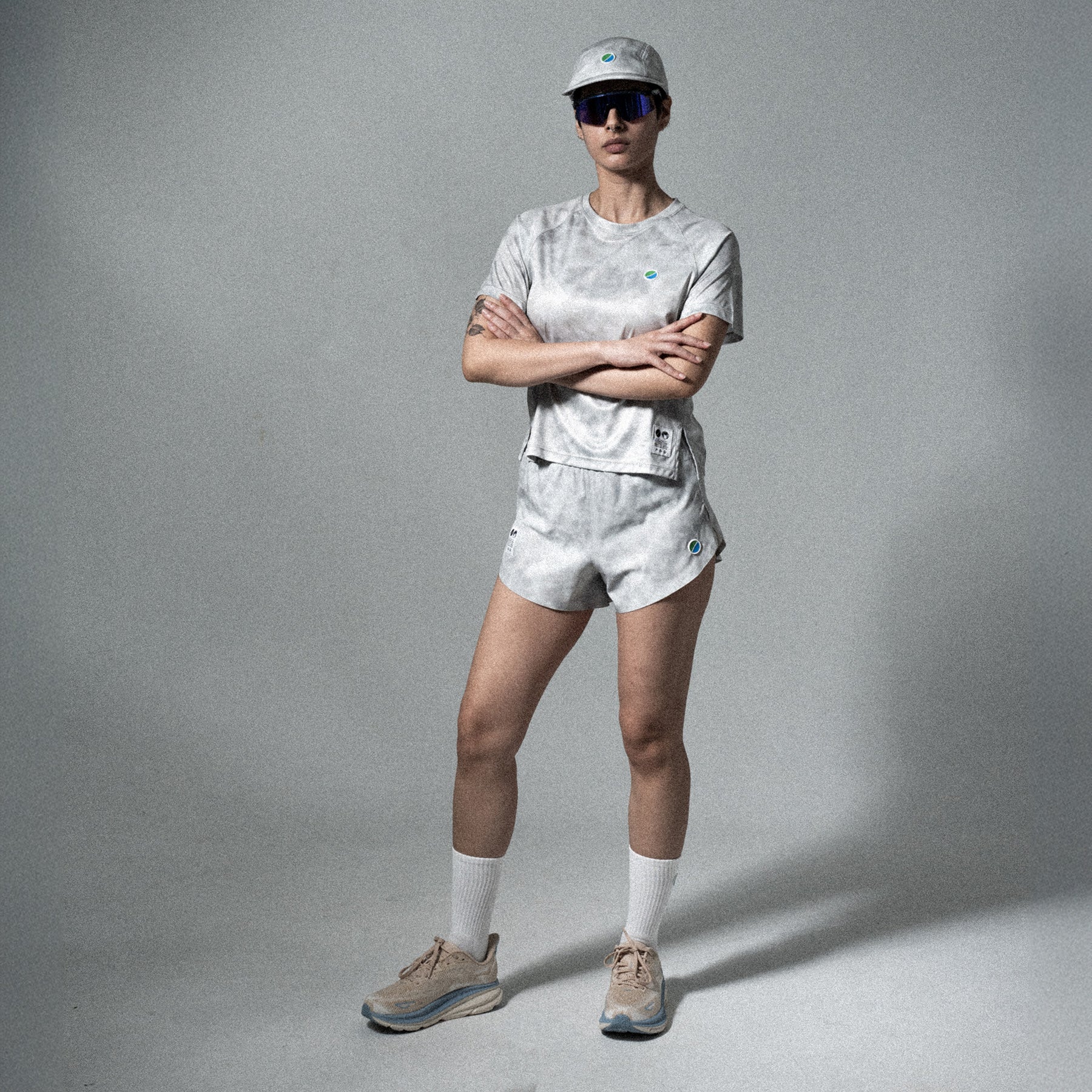 V3 Core WMNS T-Shirt Grey Tie-Dye